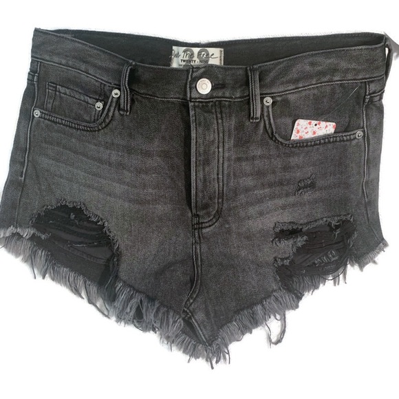 Free People Loving Good Vibrations Cutoff Shorts - Picture 4 of 8